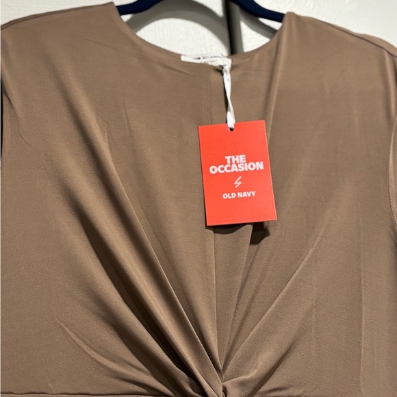 Old Navy The Occasion Twist-Front Maxi Dress – NWT – Size XL –Sedimentary - Picture 10 of 16